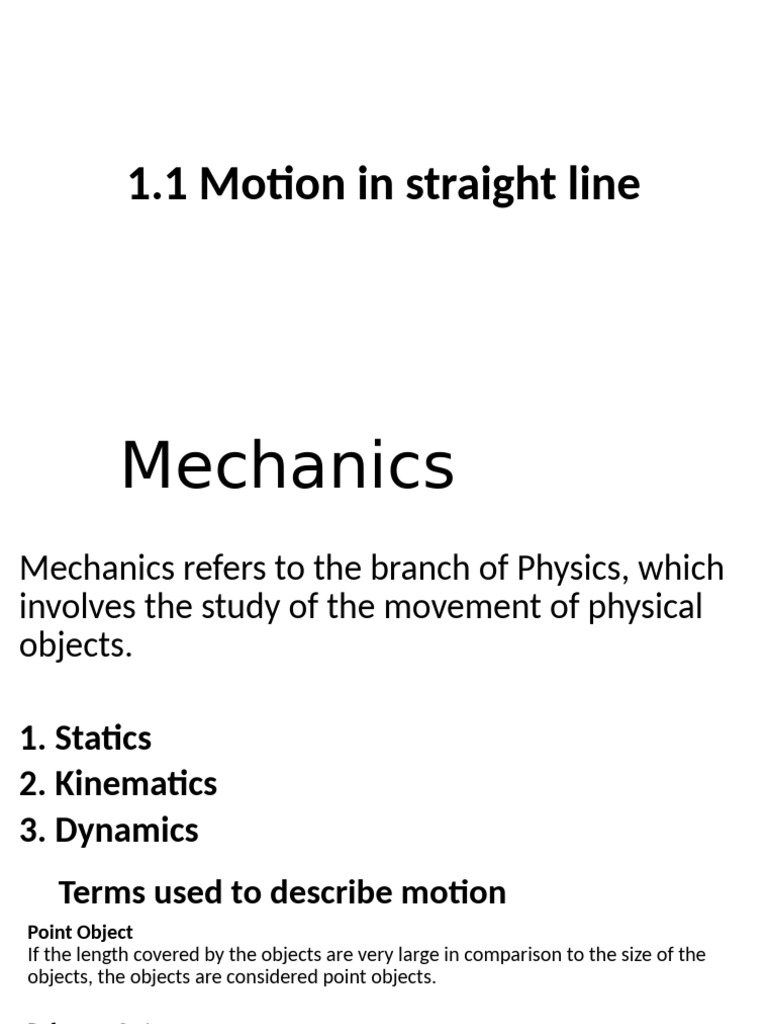 Understanding Motion in Physics | PDF | Velocity | Acceleration