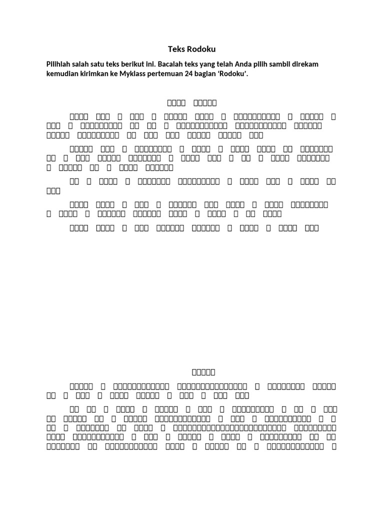 Rodoku | PDF