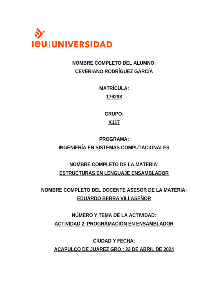 Actividad 2 | PDF | Programa de computadora | Programación