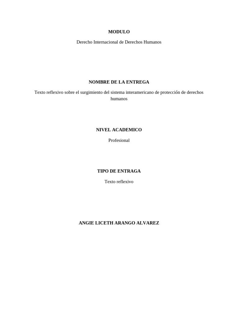 Derecho Internacional de Los Derechos Humanos | PDF | Derechos | Etica ...