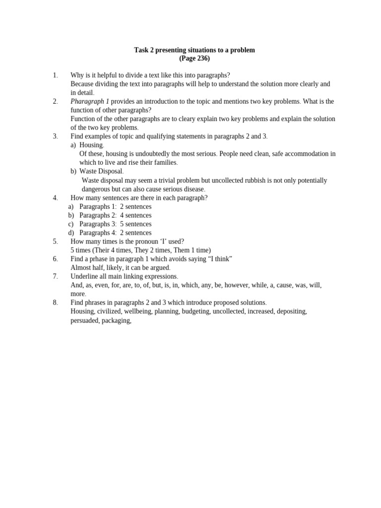 Livia Annas - HOMEWORK (Task 2 Presenting Situations To A Problem, Page ...