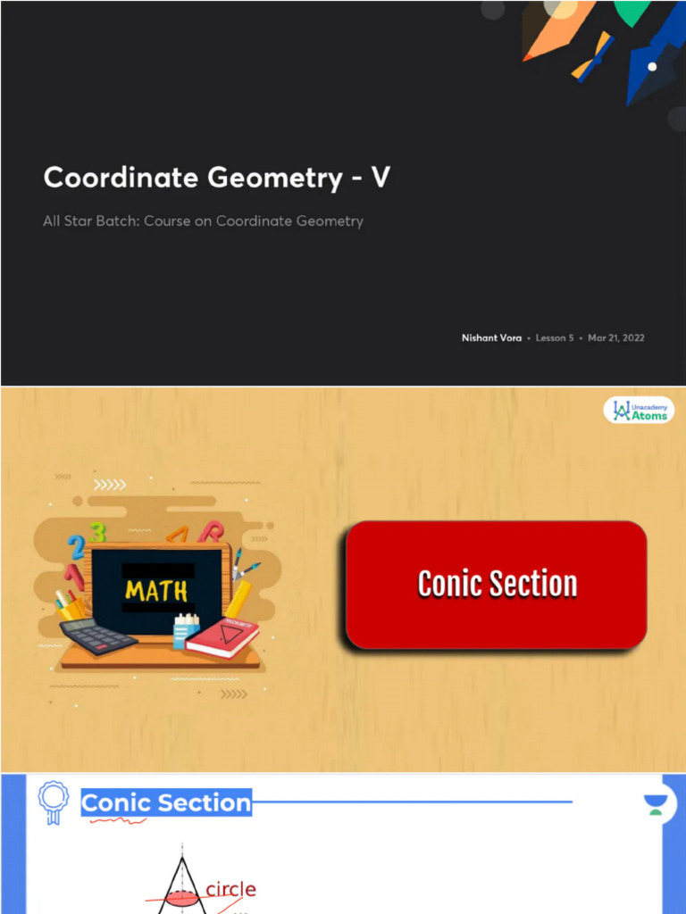 Coordinate Geometry V With Anno | PDF