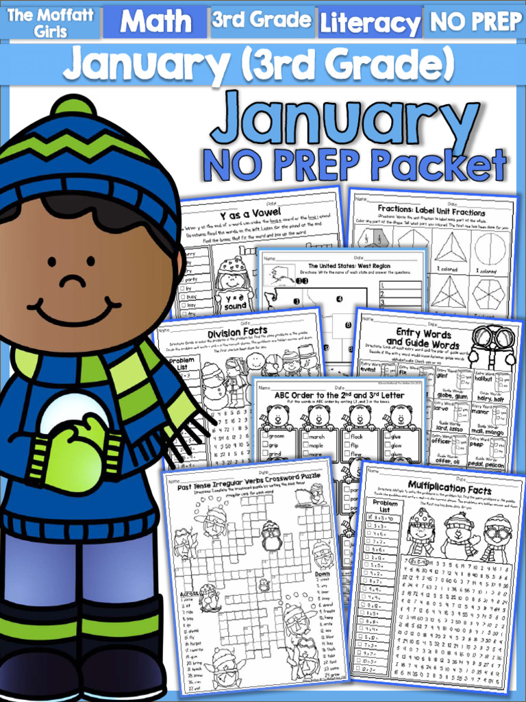 January: (3rd Grade) | PDF