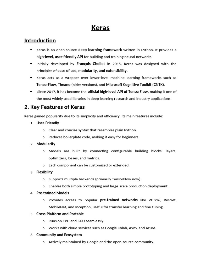 Keras | PDF | Machine Learning | Computing