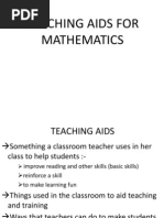Av Aids In Maths Teaching Mathematics Teachers