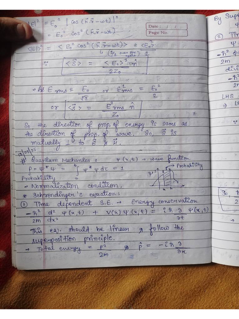 Quantum Mechanics Notes | PDF