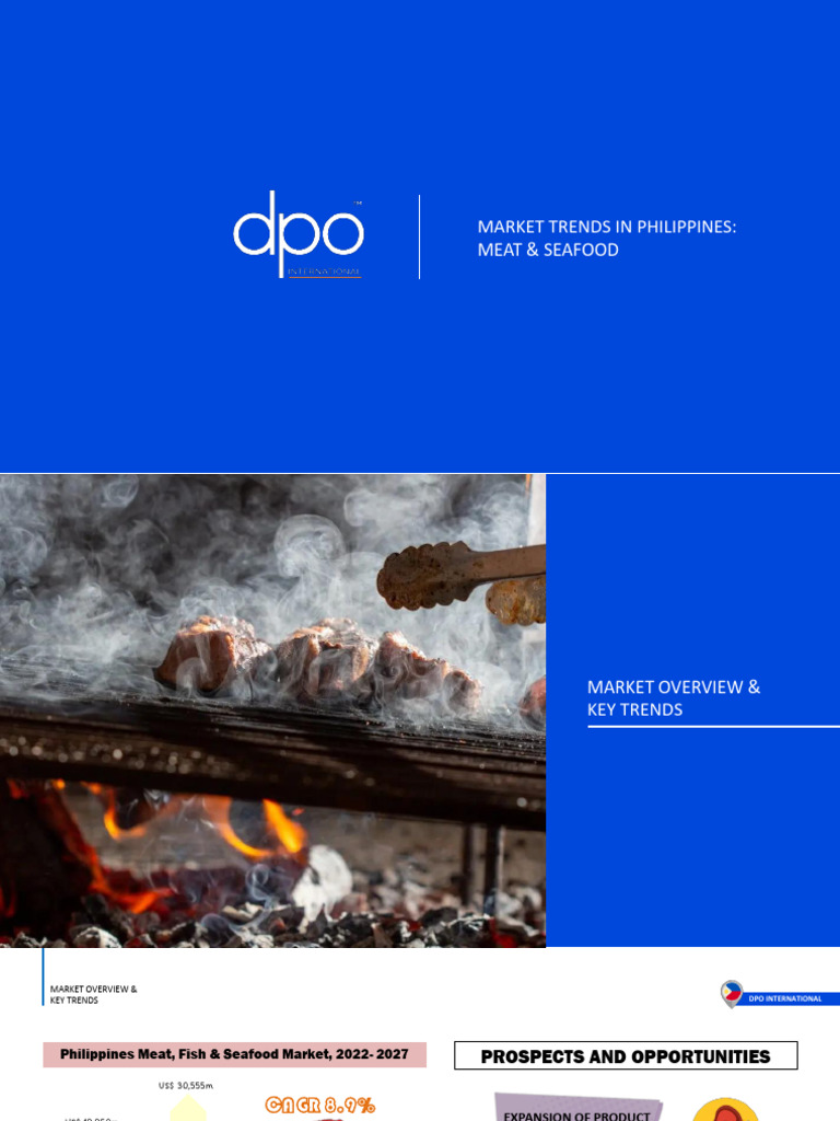 Market Trends in Philippines Meat Seafood | PDF | Soybean | Beef