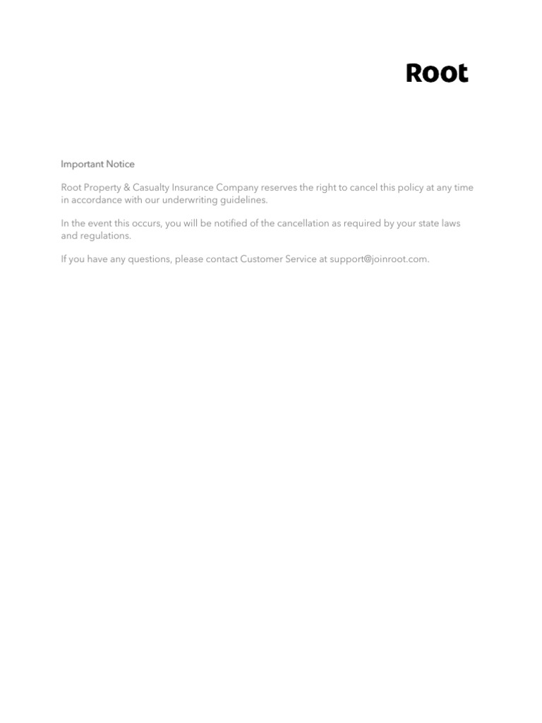 Root Disclaimer 20240203 | PDF