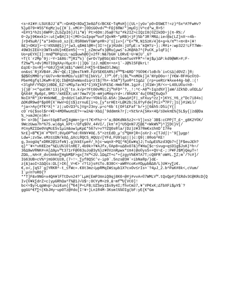 Long Random Gibberish 3 | PDF