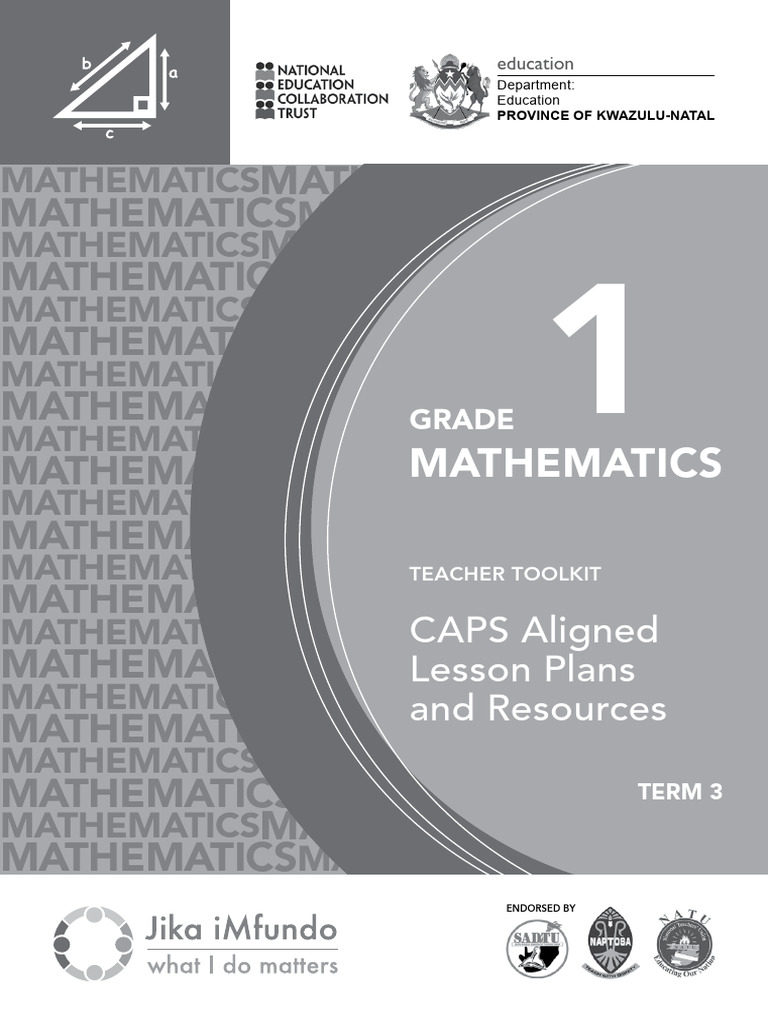 Grade 1 Mathematics Lesson Plans Term 3 | PDF | Lesson Plan | Inclusion ...