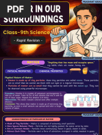 Class 9 Science: Matter and Mixtures Notes | PDF | Solubility | Mixture