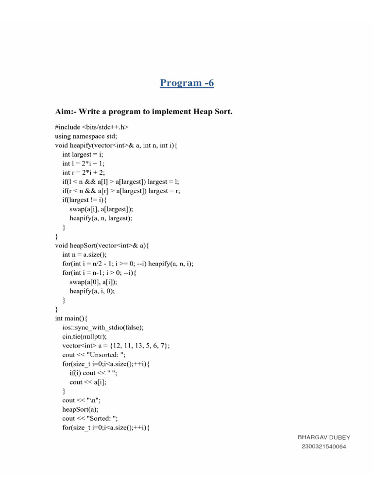 Experiment 6 1 | PDF