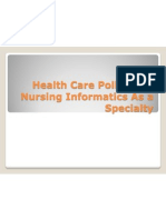 Health Care Police and Nursing tics as A