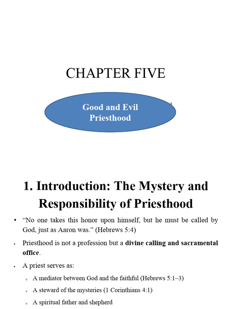 Pastoral Ch-5 (1) | PDF | Confession (Religion) | Jesus