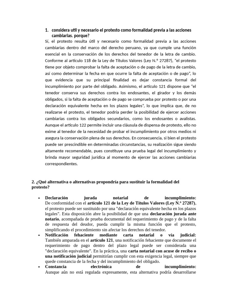 El Protesto Titulos Valores | PDF | Pagaré | Pagos