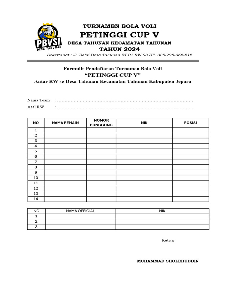 daftar taruhan voli: Arti, Kegunaan, Contoh, dan Kesalahan yang Perlu Dihindari