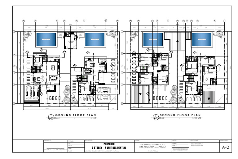 2-Storey Residential Floor Plans | PDF