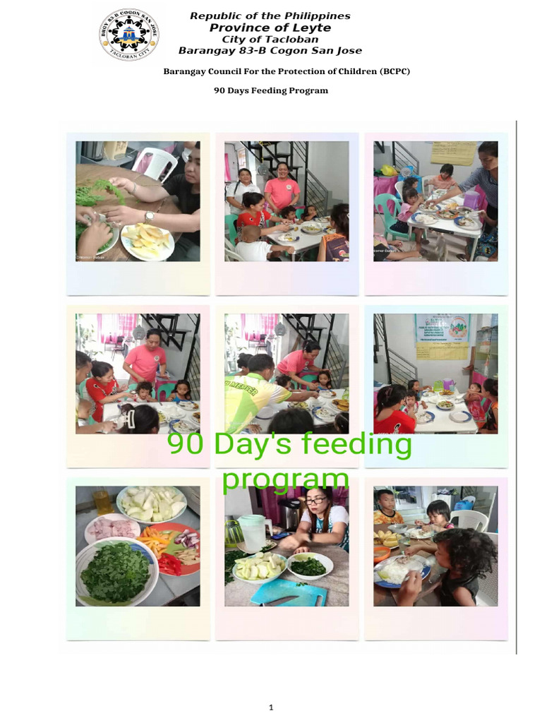 Leyte 90-Day Feeding Program Overview | PDF