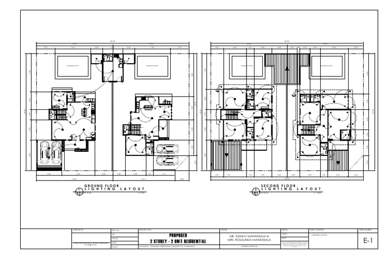 2 Storey House Electrical Plan | PDF