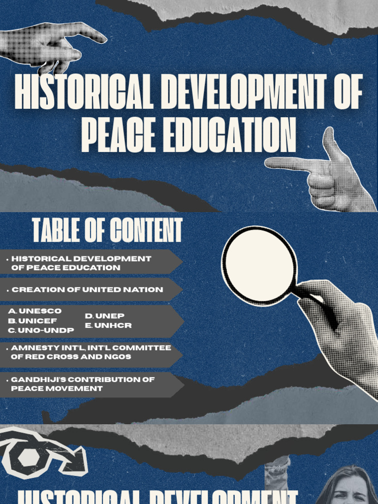 Historical Overview of Peace Education | PDF | Mahatma Gandhi ...