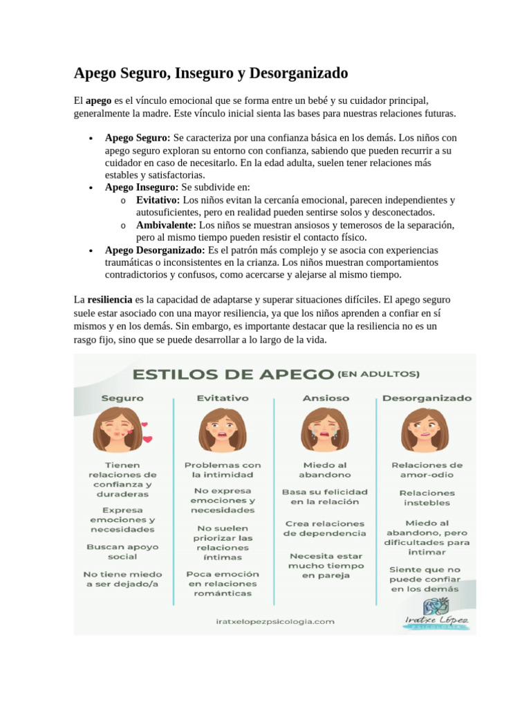 Apego Seguro y Istema Limbico | PDF | Las emociones | Teoría de apego