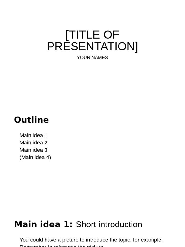 Effective Presentation Structure Guide | PDF | Science