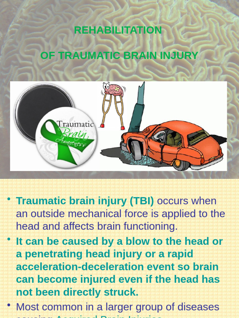 Traumatic Brain Injury Rehabilitation Guide | PDF | Traumatic Brain ...