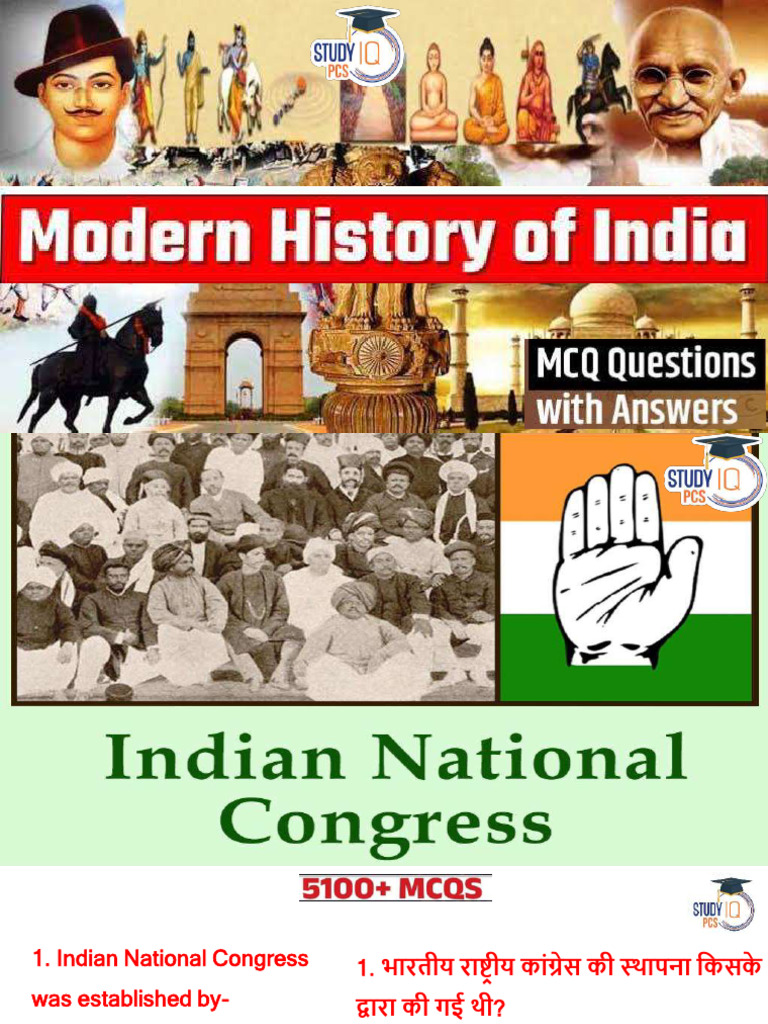 Mordan History Indian National Congress 1705744462 | PDF