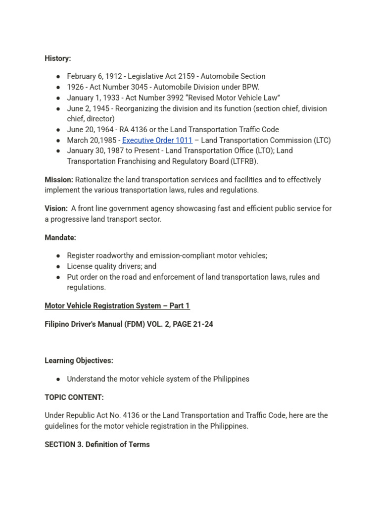 TDC Notes | PDF | Traffic | Lane