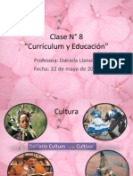 Clase 8 Curriculum y Educación