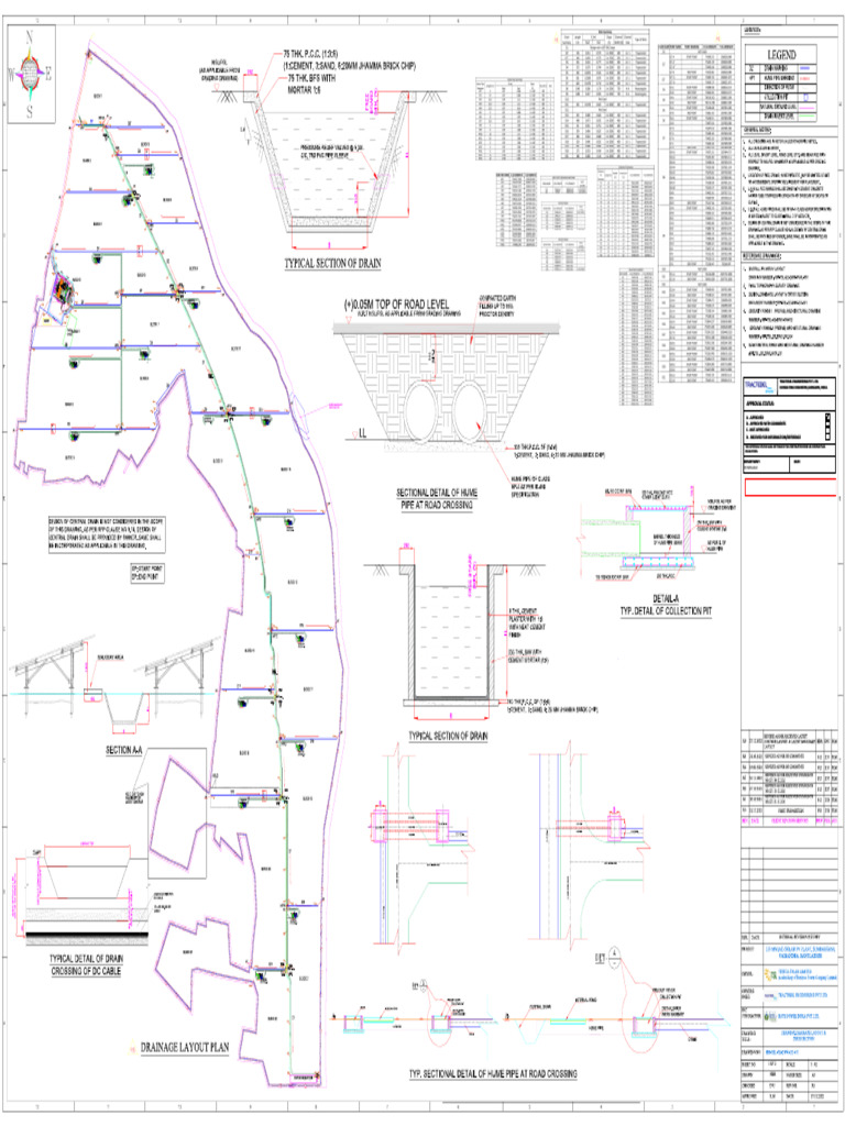 Rpi TSL Ce DWG DD 001 r6 Drawing Drainage Layout 230103 Cat A | PDF ...