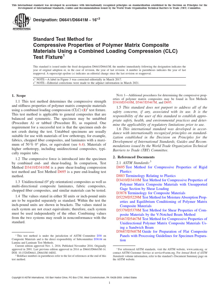 Compressive Testing of Polymer Composites | PDF | Composite Material ...