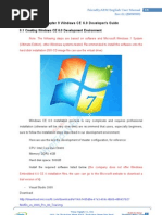 Chapter 9.1 - Creating Windows CE 6.0 Development Environment