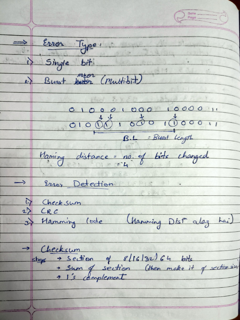 3 Error Detection-Theory | PDF | Discrete Mathematics | Arithmetic