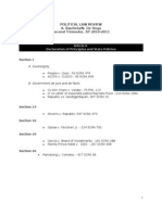 Political Law Review A. Bautista/N. de Vega Second Trimester, SY 2010-2011