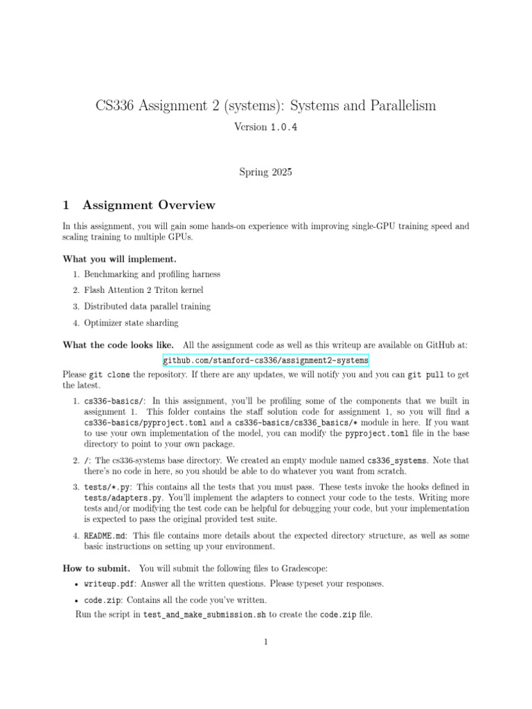 GPU Training Optimization Assignment | PDF | Graphics Processing Unit ...