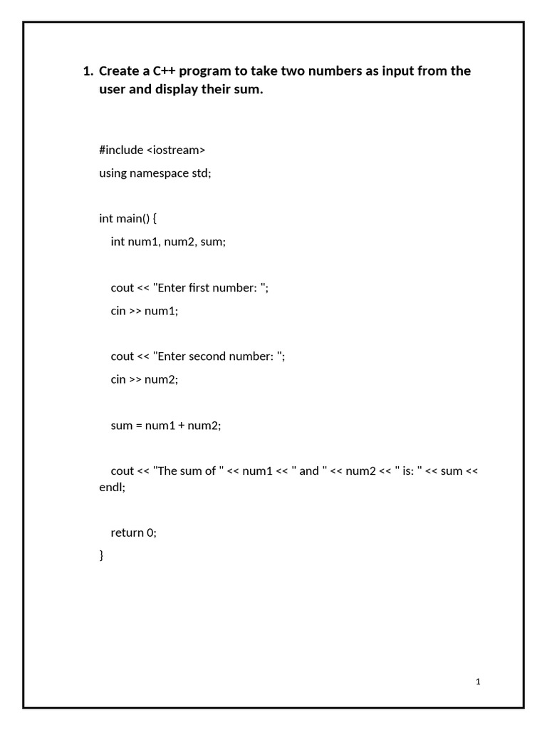 C++ Programming Examples and Concepts | PDF | C++ | Computer Science
