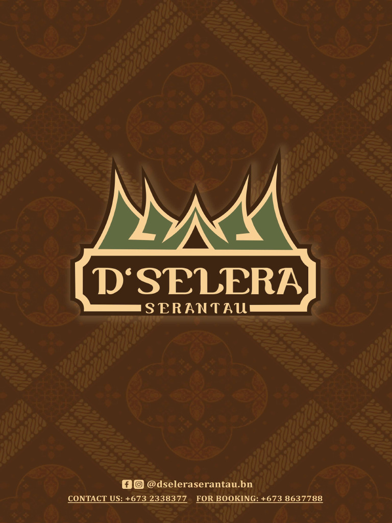 D'Selera Serantau Menu | PDF