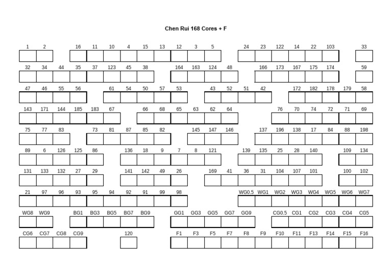 Chen Rui - 168-F - Color Swatch | PDF