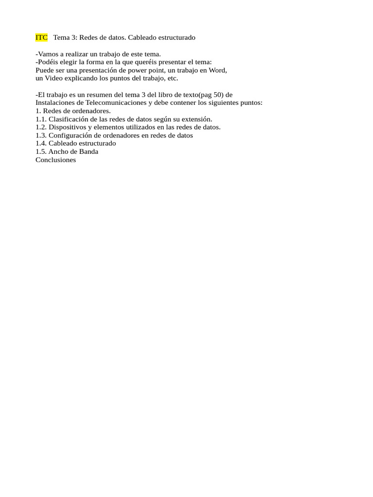 Trabajo Tema 3 | PDF