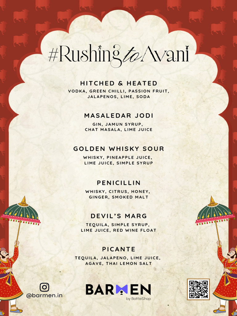 2nd Nov Final Cocktail Menu's | PDF