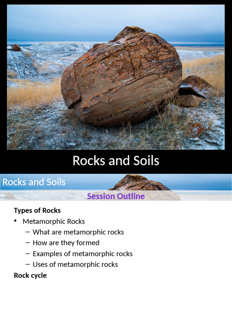 3. Metamorphic Rocks | PDF | Rock (Geology) | Igneous Rock