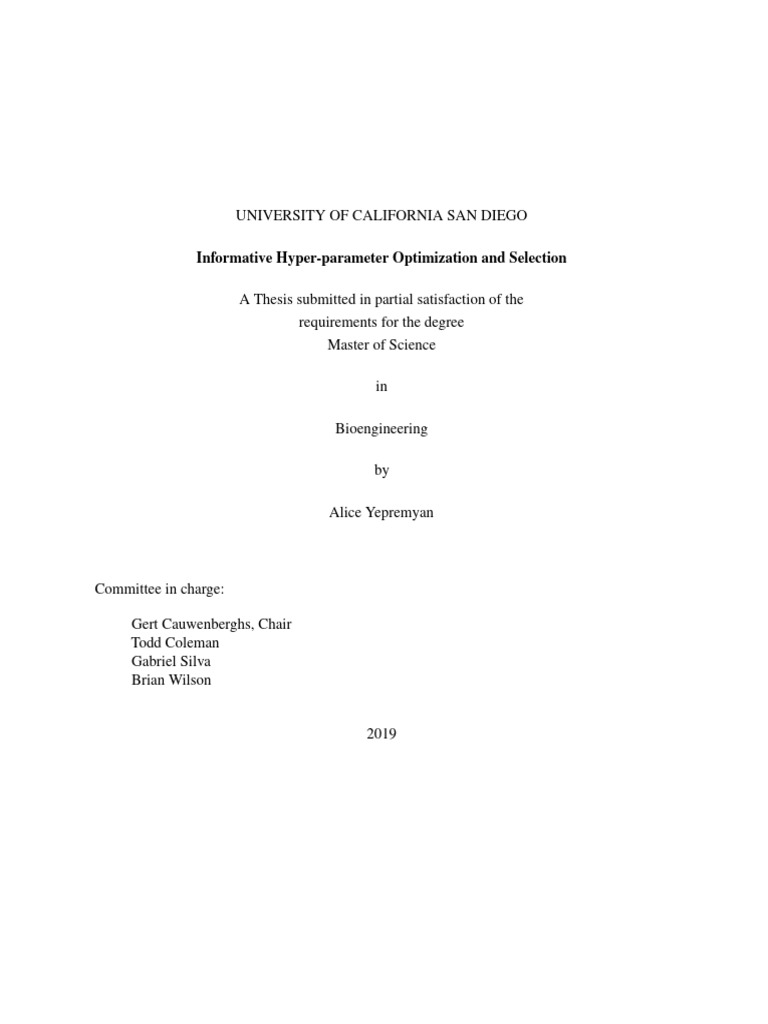 Hyper-parameter Optimization in ML | PDF | Machine Learning ...