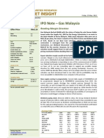 BIMBSec - Gas Malaysia IPO Note - 20120525