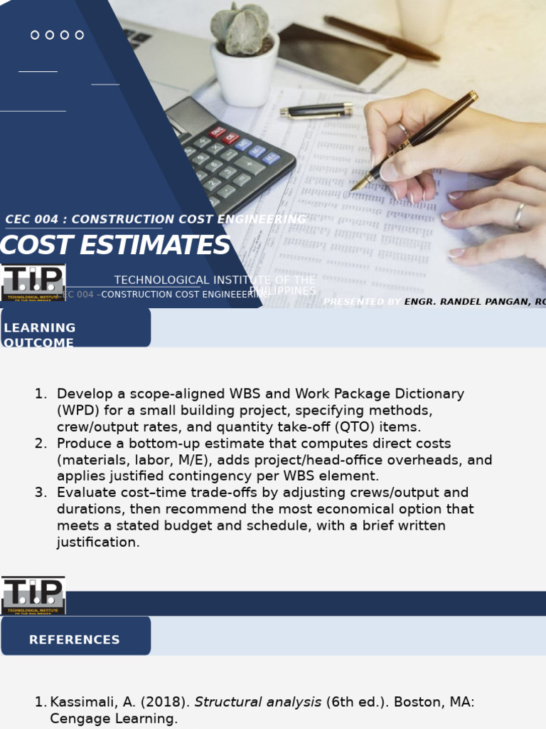 Construction Cost Estimating Guide | PDF | Concrete