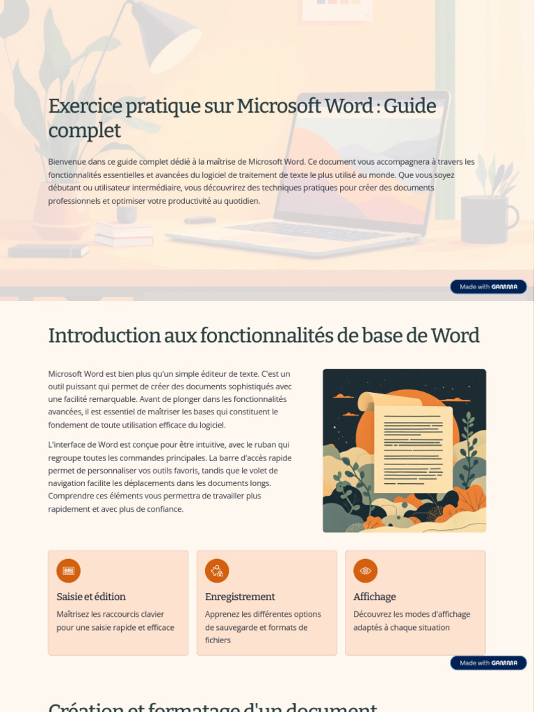 Guide complet sur Microsoft Word | PDF | Microsoft Word | Police d'écriture