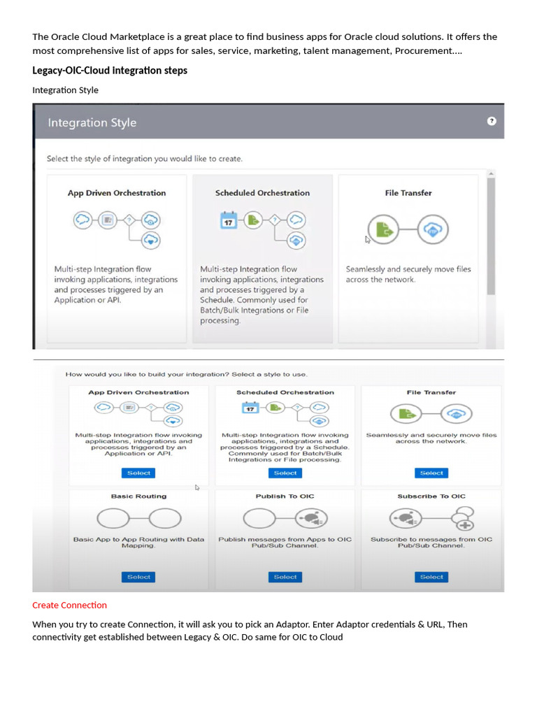 Oracle Cloud Marketplace Integration Guide | PDF