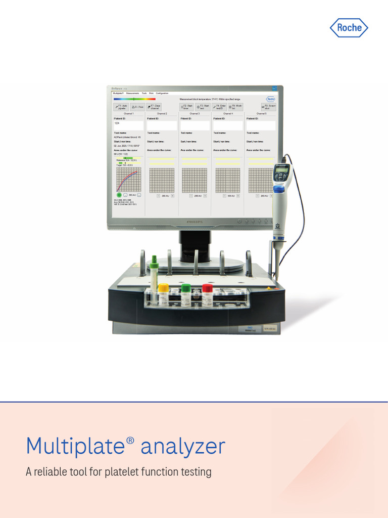 Multiplate Analyzer for Platelet Testing | PDF | Thrombosis | Platelet
