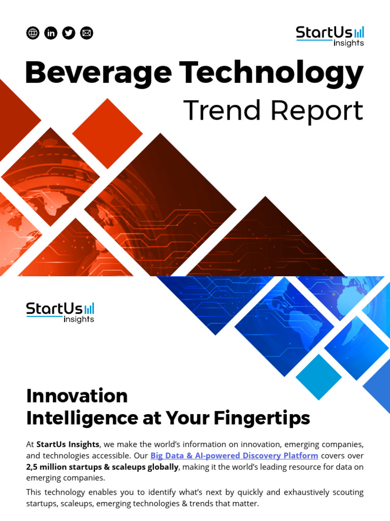 Beverage-Technology Trend Report StartUs-Insights | PDF | Internet Of ...