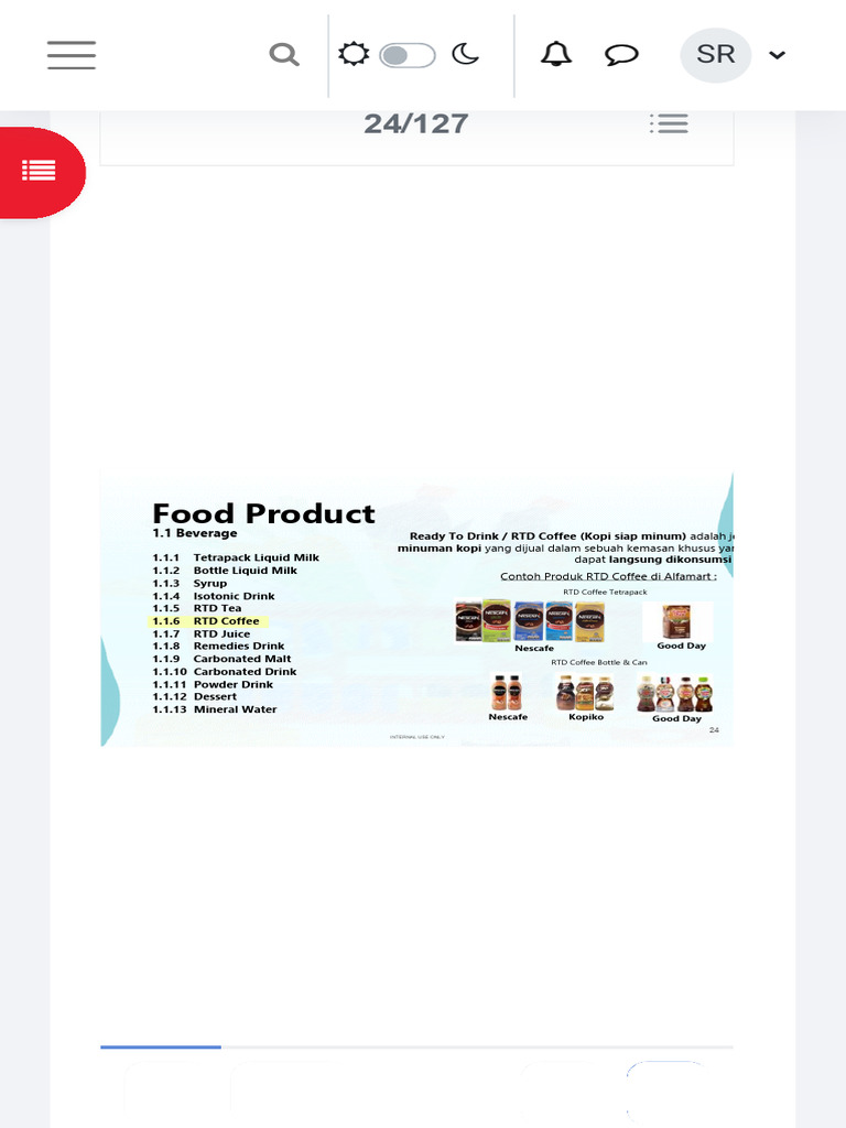 TAS Crew Alfamart Phase Online Learning Food Product Alfa Learning | PDF